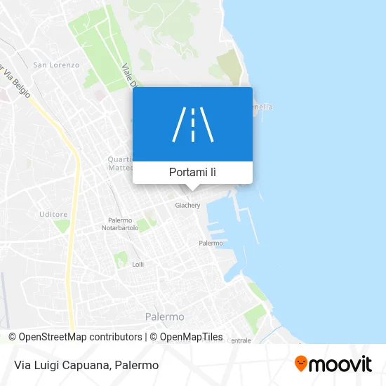 Mappa Via Luigi Capuana