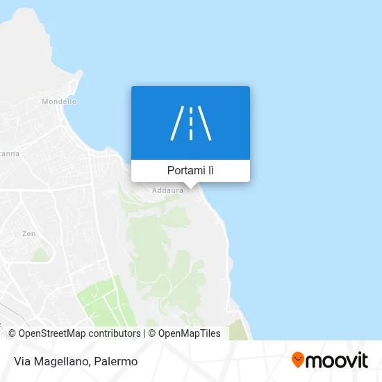 Mappa Via Magellano