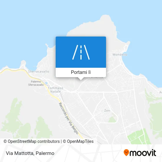 Mappa Via Mattotta