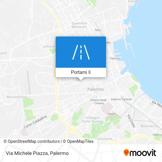 Mappa Via Michele Piazza
