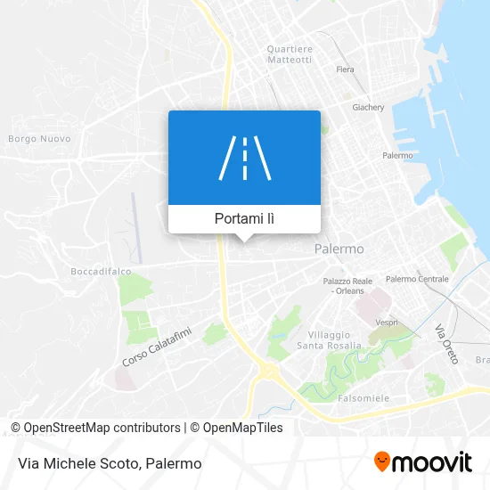 Mappa Via Michele Scoto