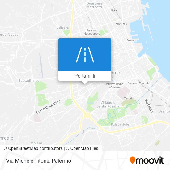Mappa Via Michele Titone