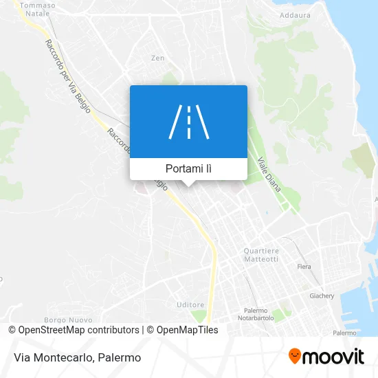 Mappa Via Montecarlo