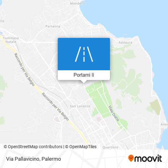Mappa Via Pallavicino