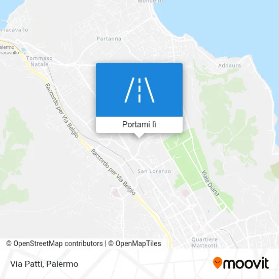 Mappa Via Patti
