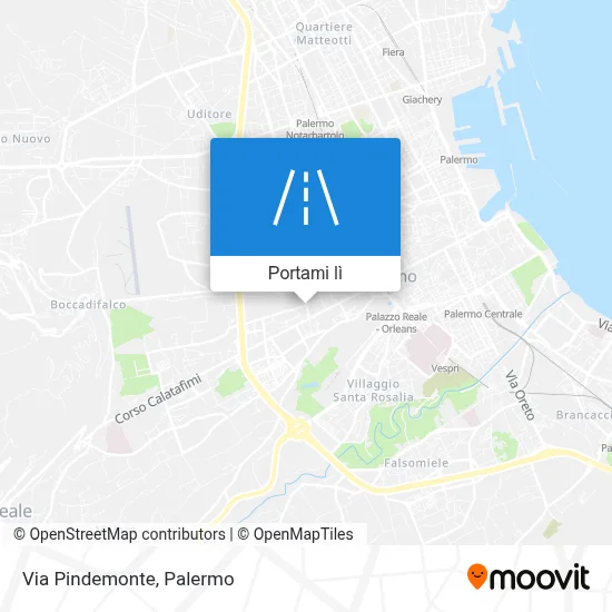 Mappa Via Pindemonte