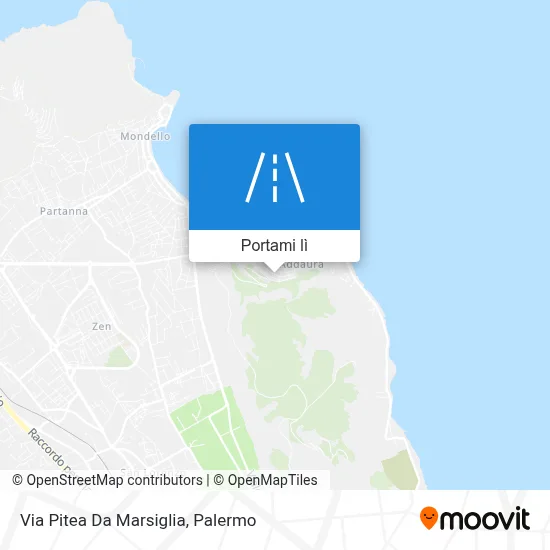 Mappa Via Pitea Da Marsiglia