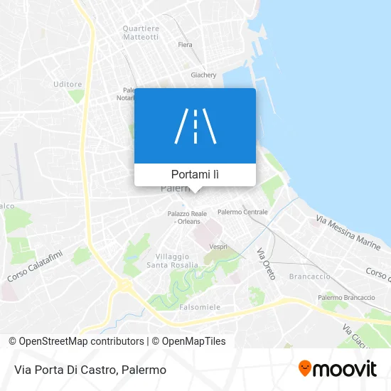 Mappa Via Porta Di Castro