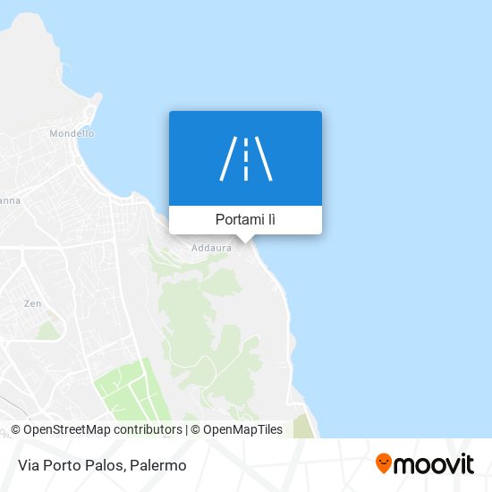 Mappa Via Porto Palos
