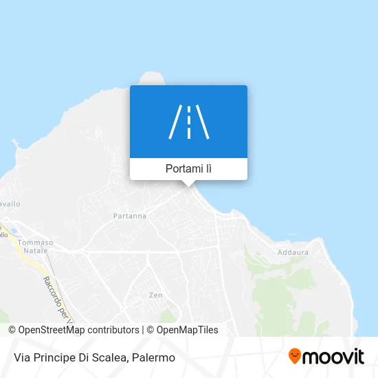 Mappa Via Principe Di Scalea