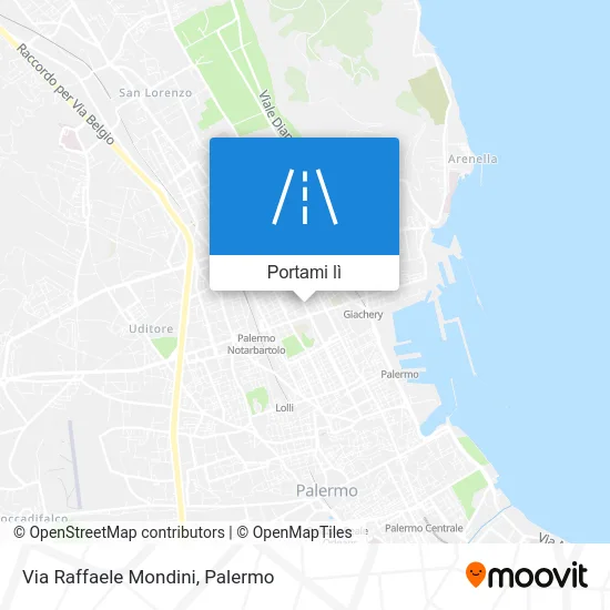 Mappa Via Raffaele Mondini