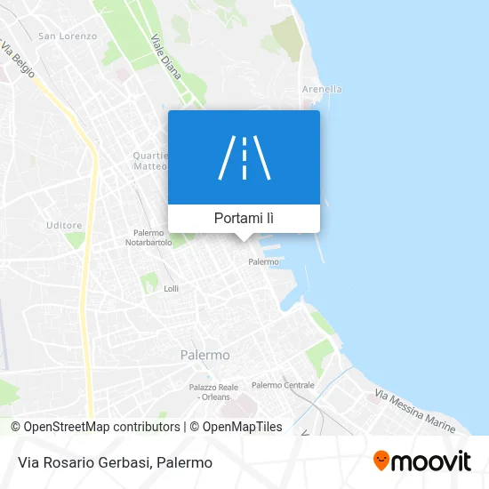 Mappa Via Rosario Gerbasi