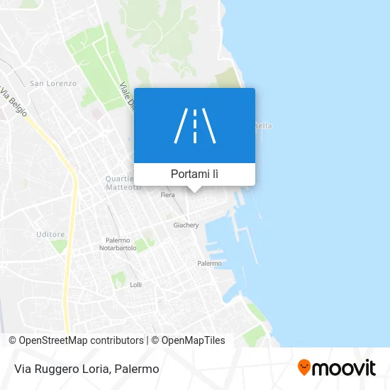 Mappa Via Ruggero Loria