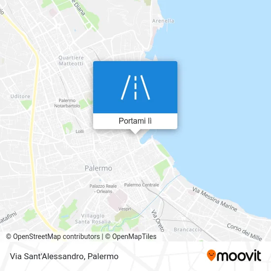 Mappa Via Sant'Alessandro