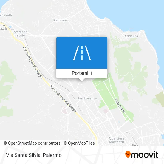 Mappa Via Santa Silvia