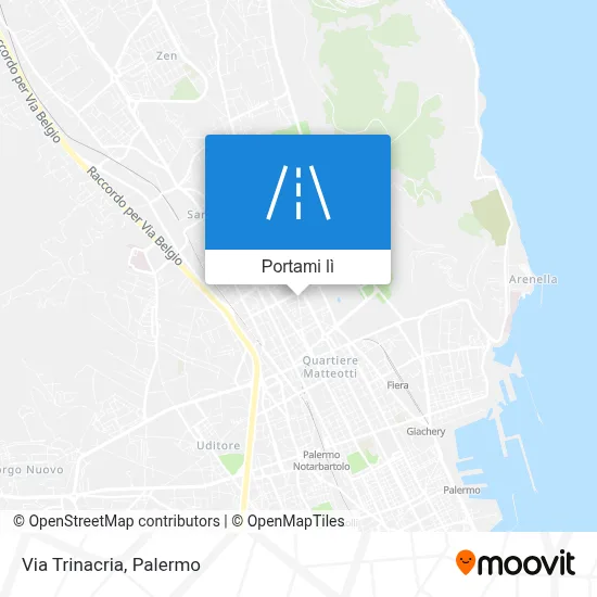 Mappa Via Trinacria