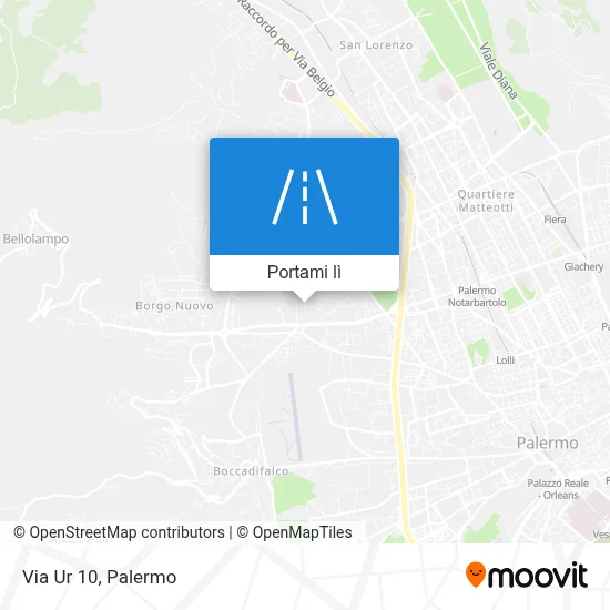 Mappa Via Ur 10