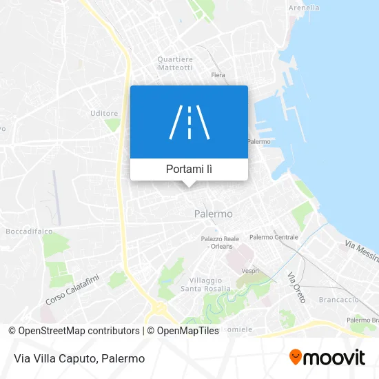 Mappa Via Villa Caputo