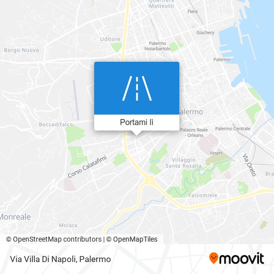Mappa Via Villa Di Napoli