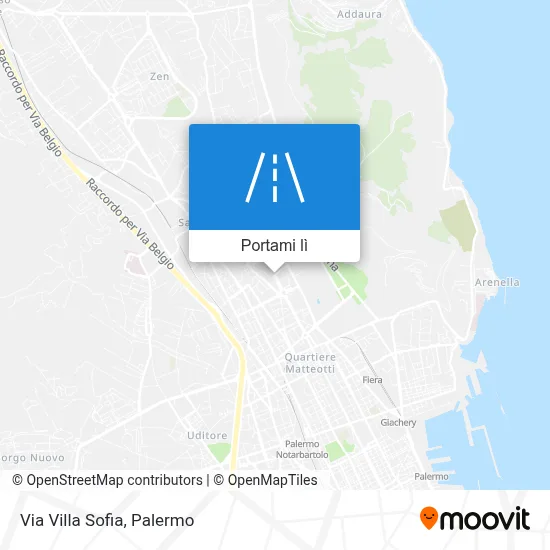 Mappa Via Villa Sofia