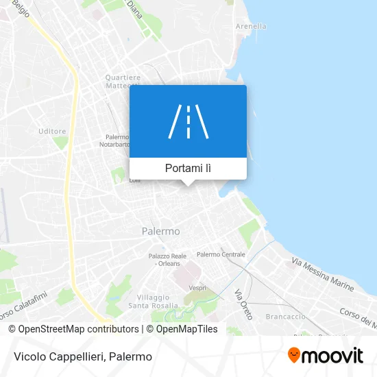 Mappa Vicolo Cappellieri