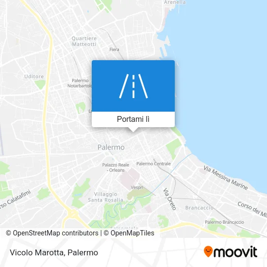 Mappa Vicolo Marotta