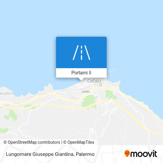 Mappa Lungomare Giuseppe Giardina