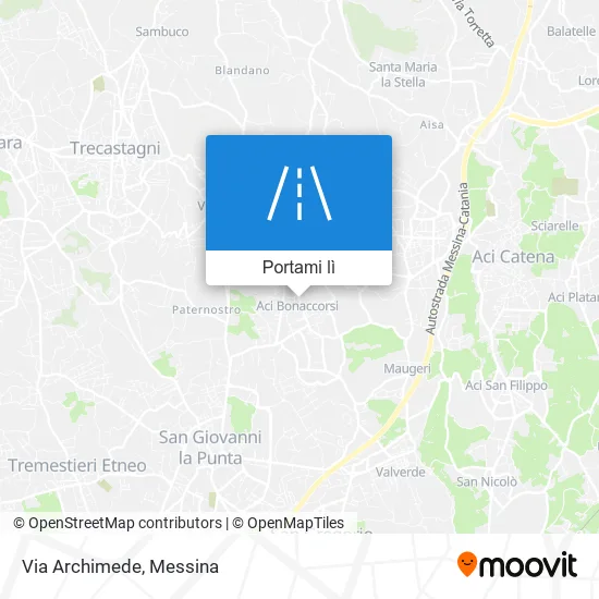 Mappa Via Archimede