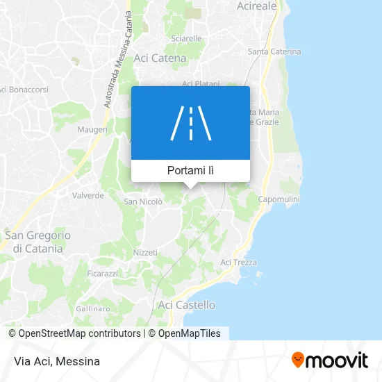 Mappa Via Aci