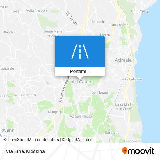 Mappa Via Etna