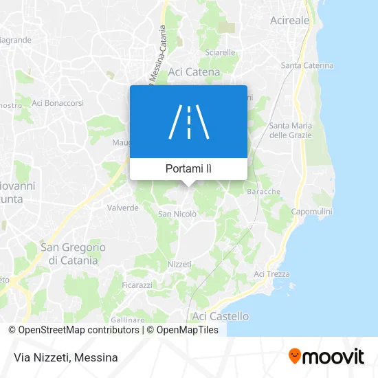 Mappa Via Nizzeti
