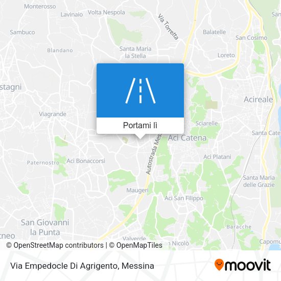 Mappa Via Empedocle Di Agrigento