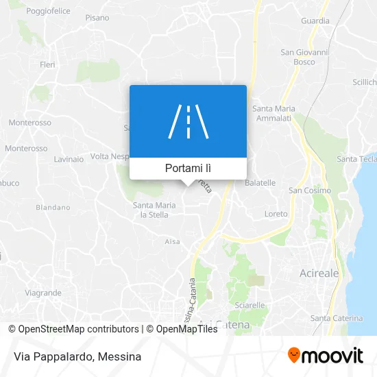 Mappa Via Pappalardo
