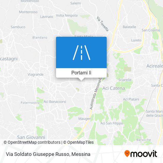Mappa Via Soldato Giuseppe Russo