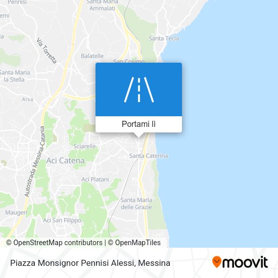 Mappa Piazza Monsignor Pennisi Alessi
