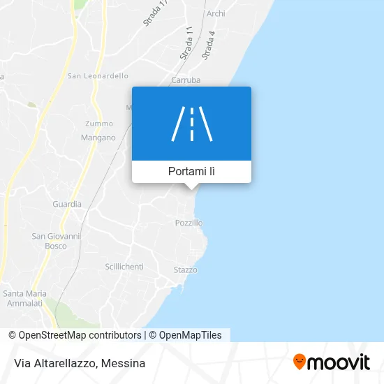 Mappa Via Altarellazzo