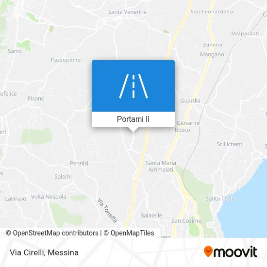 Mappa Via Cirelli