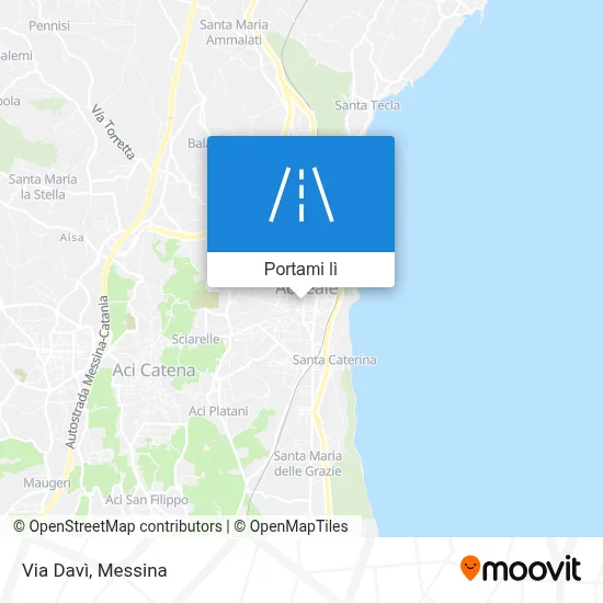 Mappa Via Davì