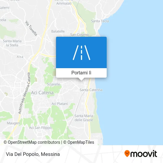 Mappa Via Del Popolo