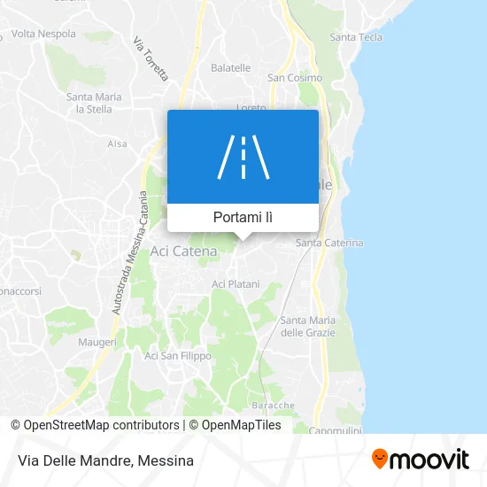 Mappa Via Delle Mandre