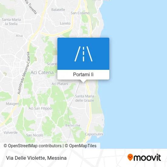 Mappa Via Delle Violette