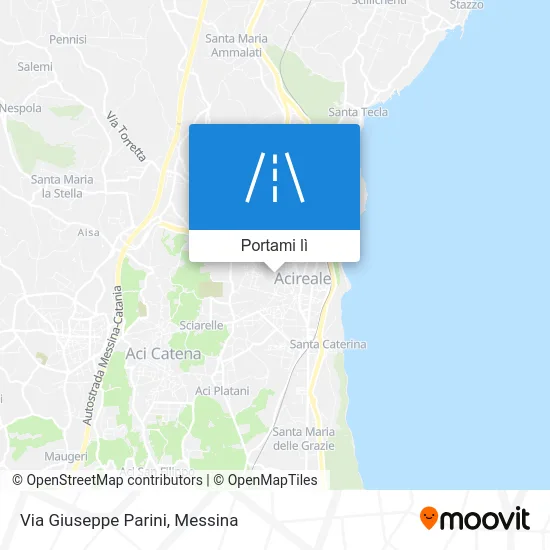 Mappa Via Giuseppe Parini