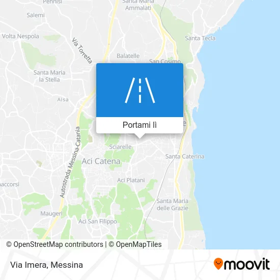 Mappa Via Imera