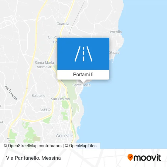 Mappa Via Pantanello