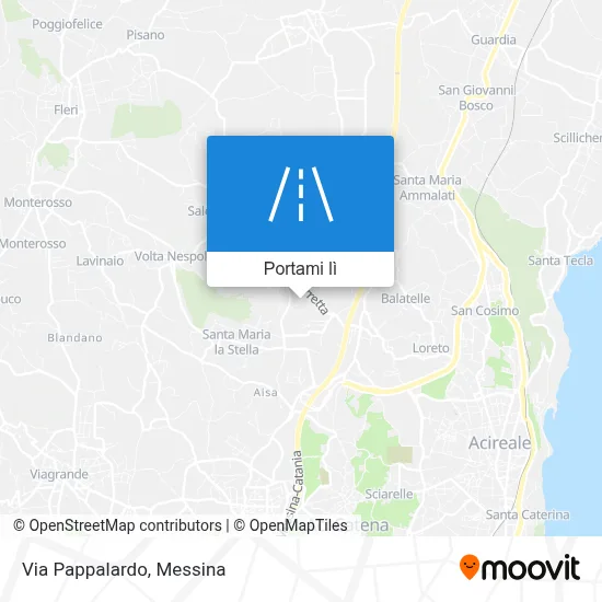 Mappa Via Pappalardo