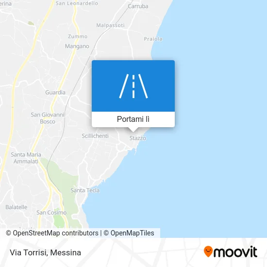 Mappa Via Torrisi