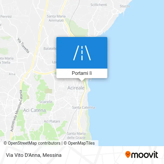 Mappa Via Vito D'Anna