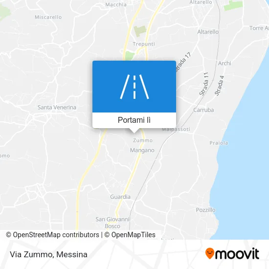 Mappa Via Zummo