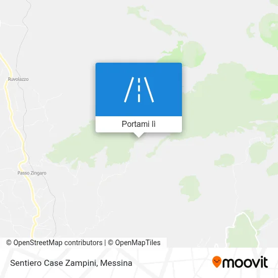 Mappa Sentiero Case Zampini