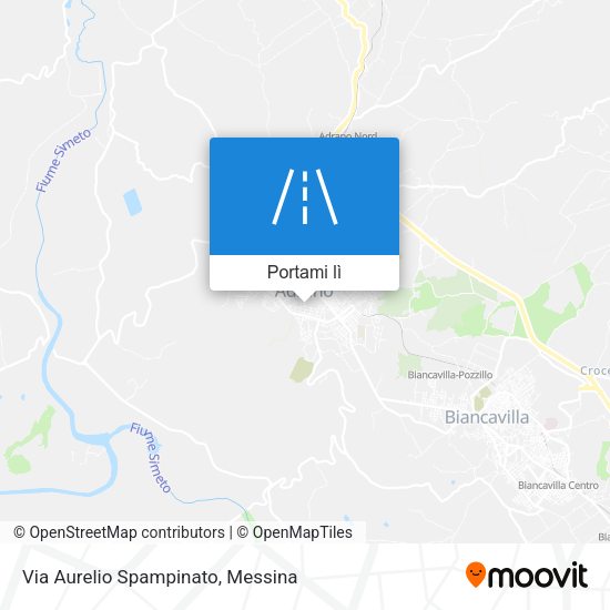 Mappa Via Aurelio Spampinato